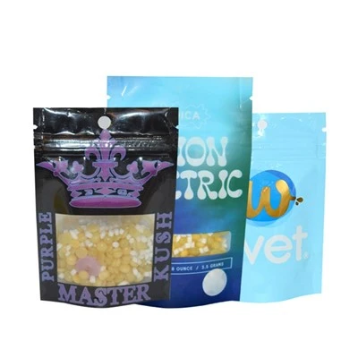 Resealble 3,5 g vonja, odporen proti otroku odporen na Ziplock Clear Medical Packing Bard