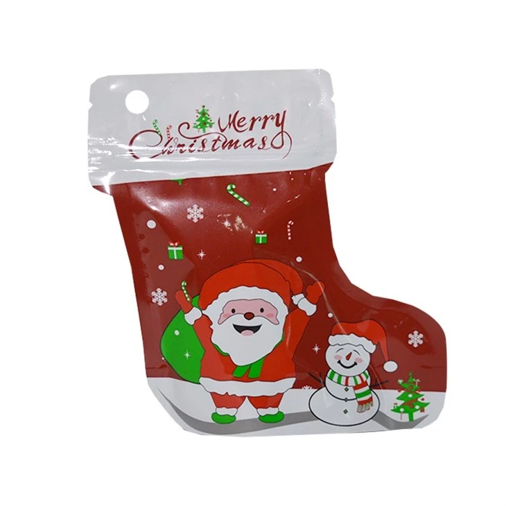 3.5g Pack Irregular Special Socks Shaped Bag Special Plastic Die Cut Smell Proof Custom Mylar Bags